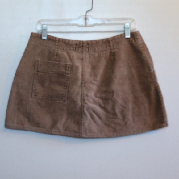 Free People Mini Skirt Corduroy Tan Medium - Picture 7 of 8